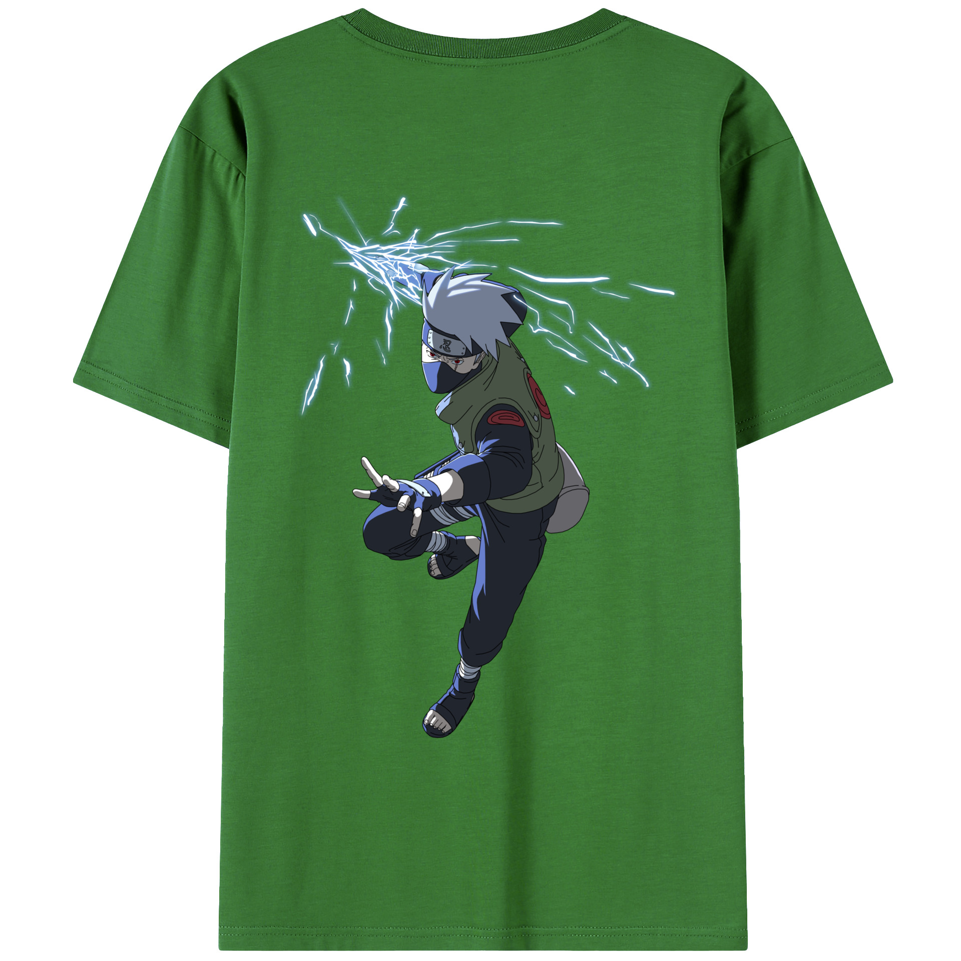 （画像用） NARUTO -ナルト- はたけ カカシ Hatake Kakashi レディース半袖Tシャツ(バックプリント)